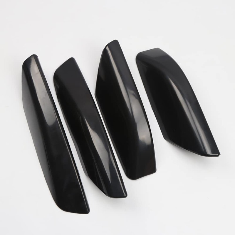 HIGH FLYING Black Roof Rails Rack Leg Cover End Cap