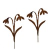 Bornhöft Set of 2 Garden Stakes Snowdrop March Cup Garden