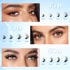 Fluffy Cluster Lashes 40D+50D+60D Individual Eyelashes 240Pcs Wispy Volume Lashes