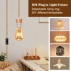 2 Pcs Plug in Hanging Light Kit, Vintage Hanging Pendant
