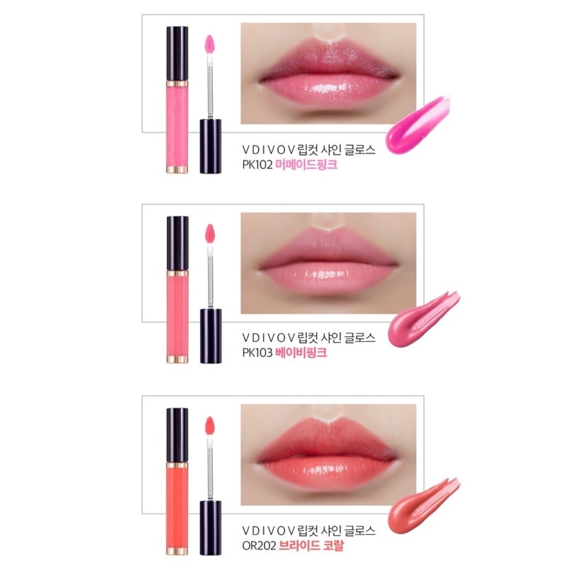 Bdi Bob Lip Cut Shine Gloss 8 types 5g BB801