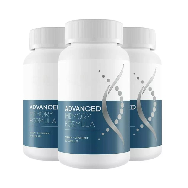 3-Pack Advanced Memory Formula – Best Natural Brain Supplement for