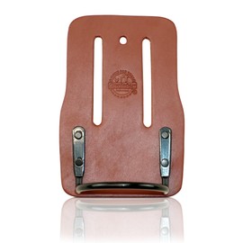 Graintex Hammer Holder for Tool Belt, Premium Top Grain Leather, Steel Hammer Loop, Fits up to 3" Belt, Fits All Standard Hammers, for Electricians, Carpenters, Contractors, Framers (Rust)