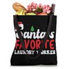 Santa's Favorite Laundry Worker Christmas Pajamas Tote Bag