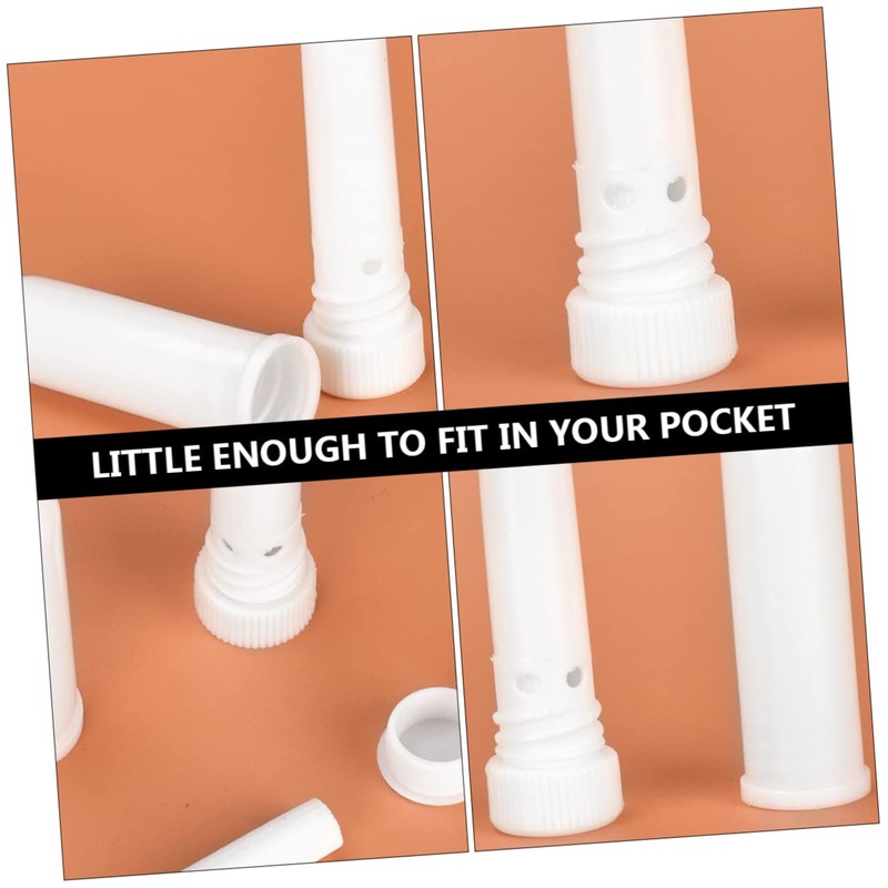 FRCOLOR Refill Essential Aromatherapy Nasal 10pcs Empty for Inhalation Compact