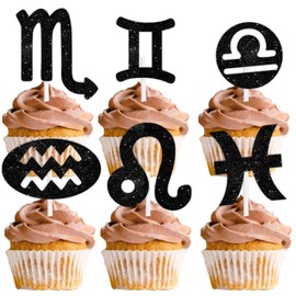 S-Cp-0916Ice Cream Fruit Dessert Cupcake Topper Colorful Glitter Happy Birthday Sensory Pop Game Theme Decor Supplies Baby Shower Boys Girls Birthday Party Decorations