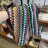 Redecker + Kracht Check Oversized Hand Towel 45 x 90