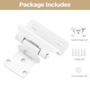 20 Pack 10 Pair White Cabinet Hinges - 1/2 inch