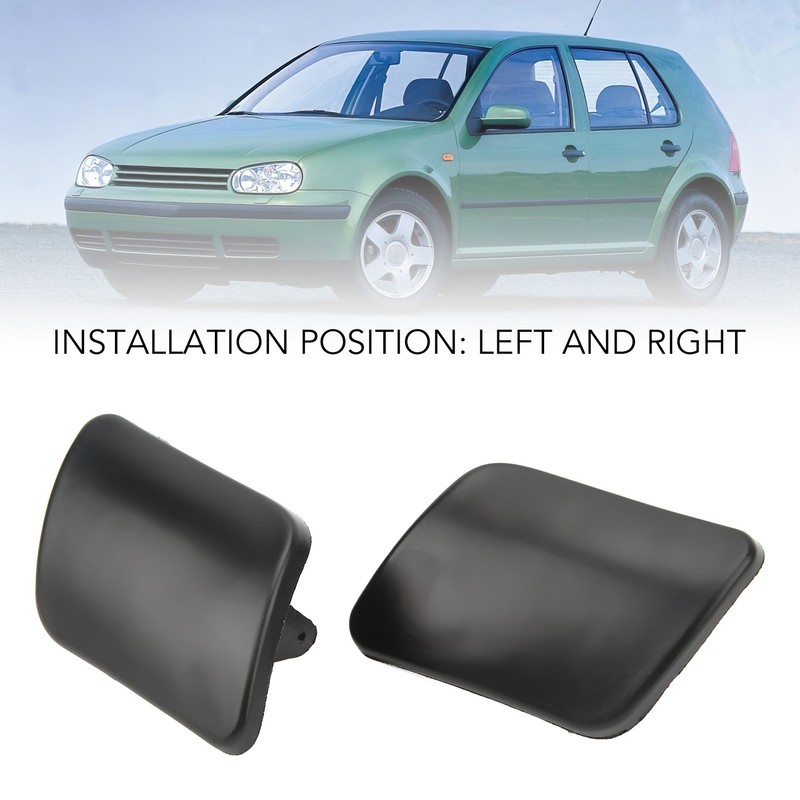 Front Bumper Headlight Washer Cover Nozzle Cap Left Right Side