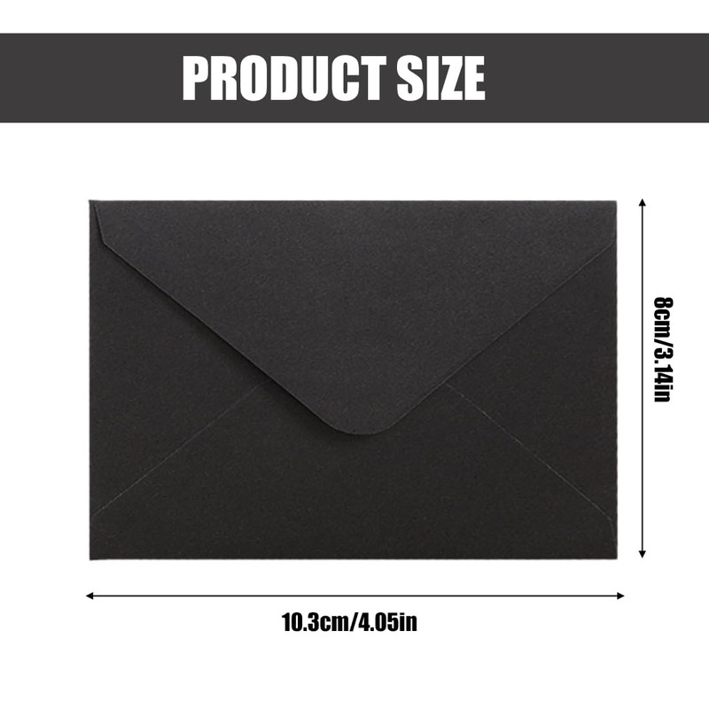 50 Pieces Colorful Mini Envelopes Envelopes Colorful Envelopes for DIY