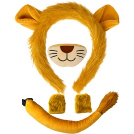 GLITZJOY Lion Ears Headbands Set