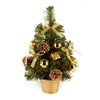 30cm Gold Dressed Christmas Tree