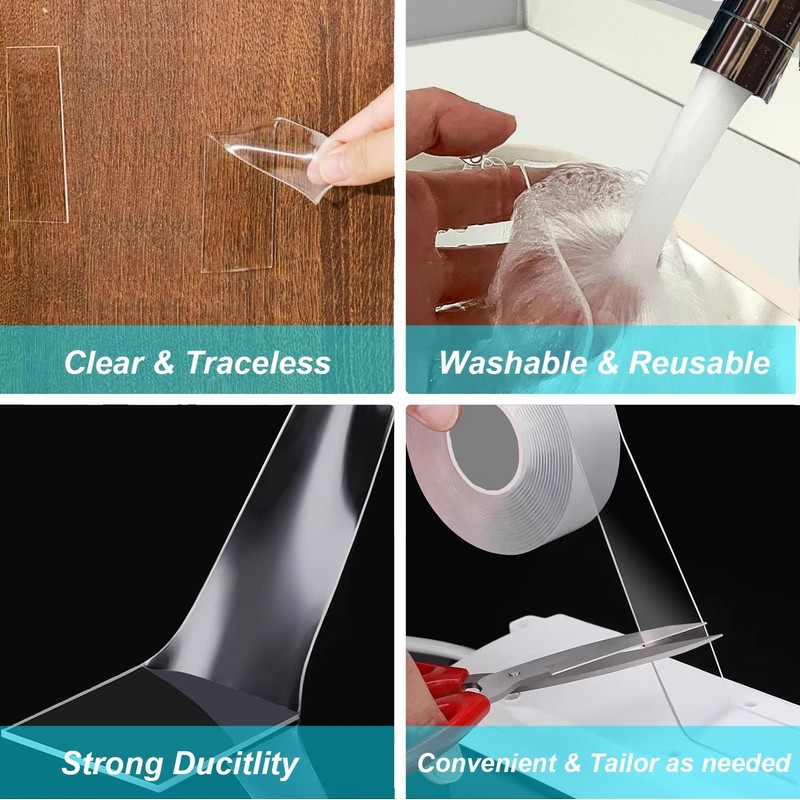 Mineweii Double Sided Nano Tape Heavy Duty Multipurpose Size -