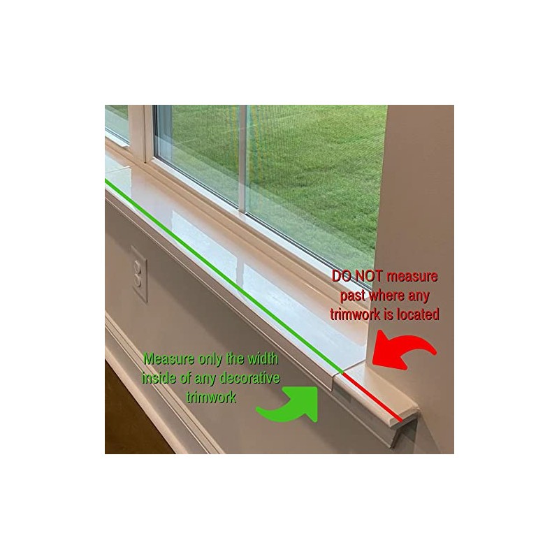35.5 Inch Long x 4.25 Inch Deep Transparent (Clear) Window