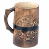 collectiblesBuy Wooden Drinking Mug Tankard Stein Crafted Ideal for Beer