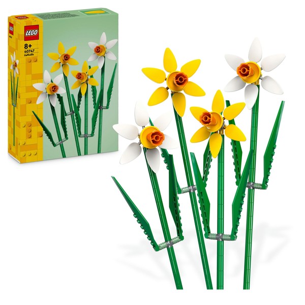 LEGO LEGO Botanicals Narzissen - Kunstblumen für Kinder- Blumenstrauß als