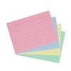 Herlitz A6 Flash Cards, Lined Revision Cards, Assorted Colours, Pack