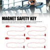 4pcs Magnetized Treadmill Safety Switch Emergency Universal Accessory Treadmill Magnetic