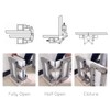 Fence Gate Hinges，Heavy Duty Steel Frame Hinges,180 Degree Open,Weld onto