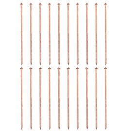 PATIKIL 100pcs CD Weld Pins, 120mm Insulation Weld Pins Stud Welder Pins Insulation Copper Nails Welding Nails for Repair Boat Self Locking Washer