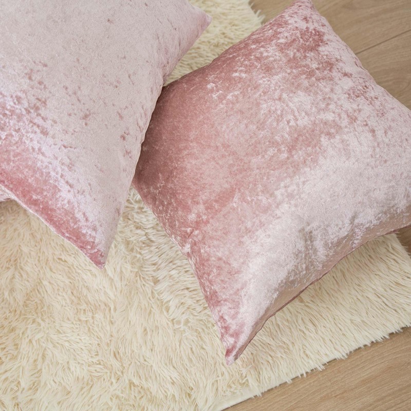 Sienna Crushed Velvet Pack of 2 Cushion Covers 18 x