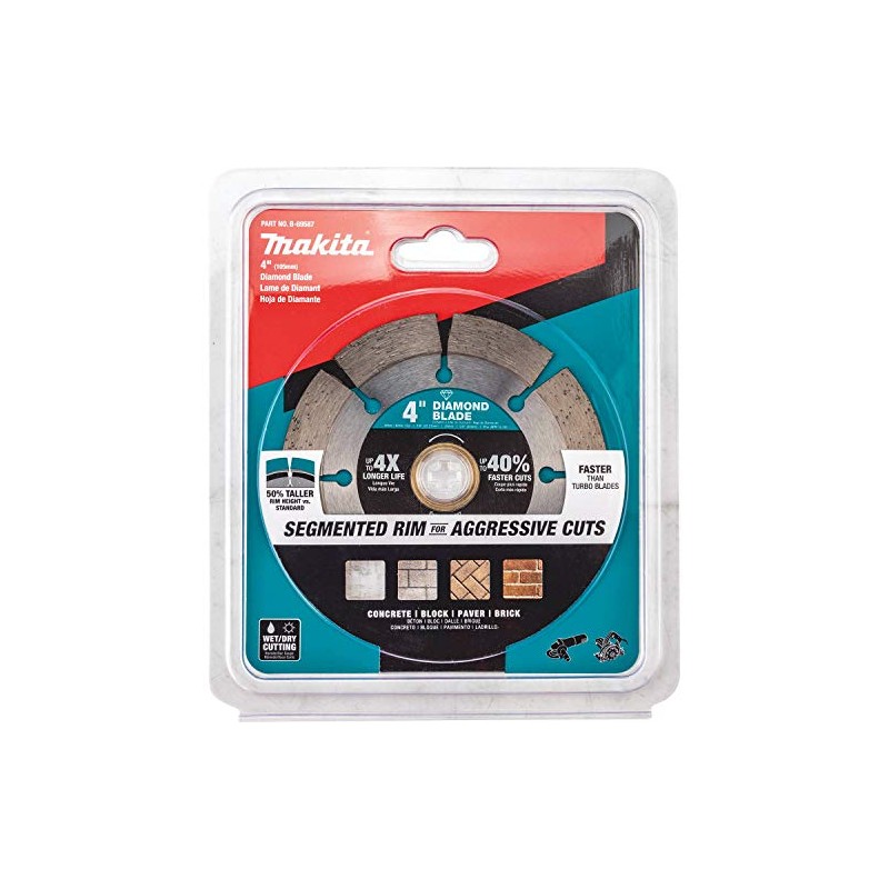 Makita B-69587 4" Diamond Blade, Segmented, General Purpose