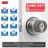 iulock Smart Door Knob with Keypad and Key,Keyless Entry Door