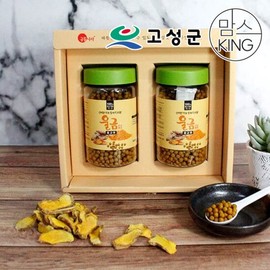 Dinosaur Country [Department Store] [Dinosaur Country] Goseong Turmeric Domestic Turmeric Pills 150g x 2 Set / [백화점] [공룡나라]고성울금 국산 울금환 150gX2개 세트