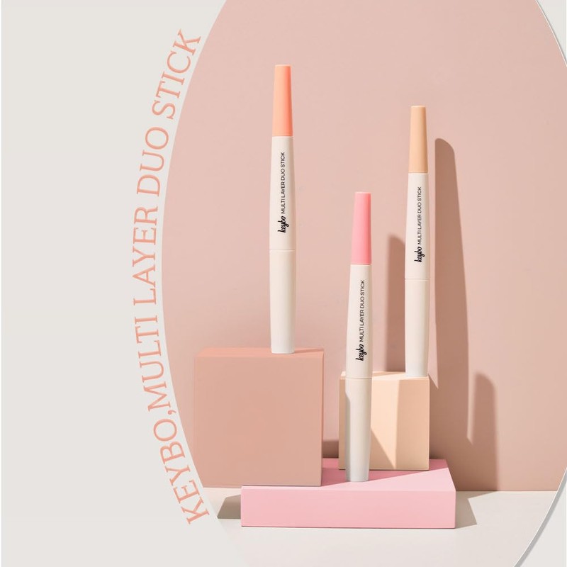 [Kibo/Keybo] Duo Stick Shading + Highlight Concealer, Nose Shadow, Korean
