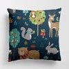 Happy Linen Company Girls Boys Kids Woodland Friends Animals Navy