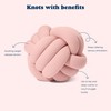 Bearaby Hand-Crafted Knot Pillow Ball - Relieve Stress with Oeko-TEX