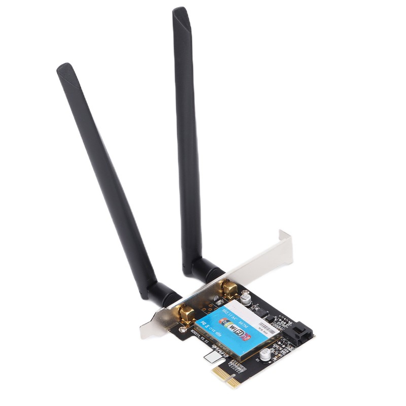 Wireless Card Dual Band 2.4GHz 5GHz PCIE Interface Network Computer