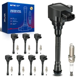 KAX Set of 8 UF812,UF813 Ignition Coils Packs and Spark Plugs Fit for Nissan 2017-2023 TITAN, 2016-2023 TITAN XD 5.6L V8, 2018-2021 NV3500 5.6L V8, 2018-2021 NV2500 5.6L V8.