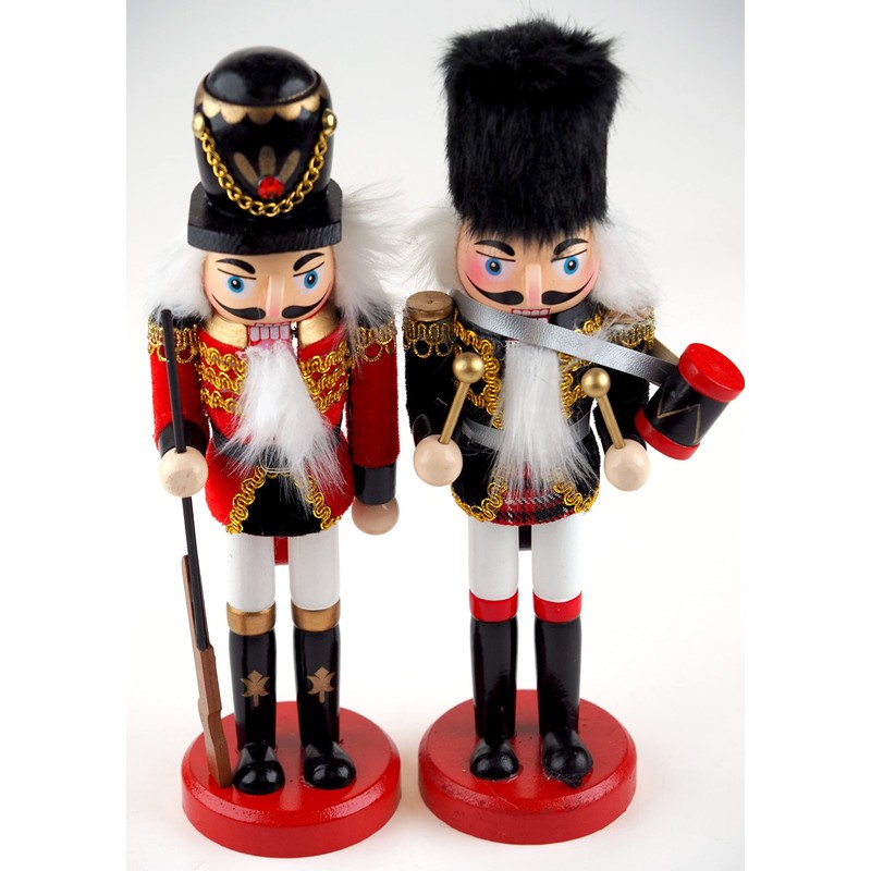Blue Whale Gifts Tartan Christmas 25cm Nutcracker Figurine Ornaments -