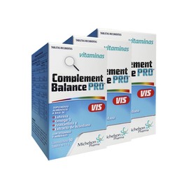 Michelson Pharma - Complement Balance PRO VIS - Suplemento alimenticio a base de luteína, omega 3, adicionado con vitaminas y minerales. 3 PACK