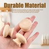 GMHLLES Wooden Drawer Knobs, 6 Pcs Wooden Door Knobs Handles