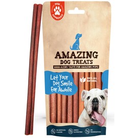 Amazing Dog Treats 12 Inch Collagen Stick - (5 Count) - Collagen Bully Sticks for Dogs - 95% Natural Collagen Sticks for Dogs - No Hide Bones for Dogs…