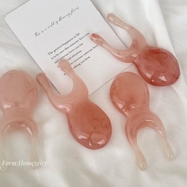 Scalp Acupressure Frog Gua Sha massage pink 4ea