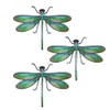 3Pcs Dragonfly Irons Patches, Dragonfly Embroidered Sewing on Patches, Sew