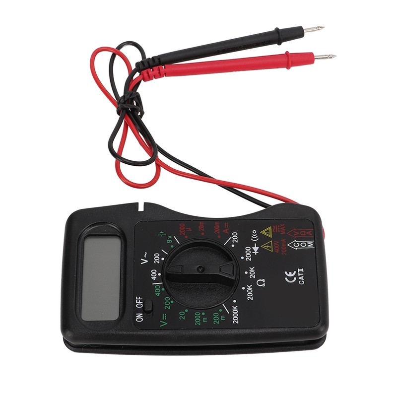 Digital Multimeter Multi Tests Rubber Protective Case Small Portable Auto