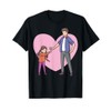 Cartoon Characters In Love Cute Parent And Child T-Shirt