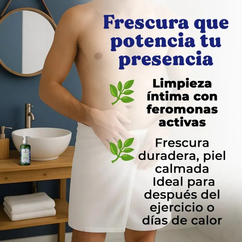 Shampoo Íntimo - Para Hombre - Con Feromonas - Hidratante