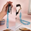 BEEFLYING Crystal Stone Beads Wrist Straps for Phone Handmade Anti-lost