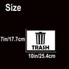 XTRAYXRAY Trash Recycle Compost Stickers Set of 3 Recycle Sticker
