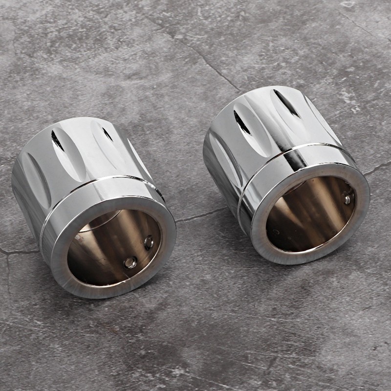 2pcs Aluminum Alloy Motorcycle Axle Skull Nut Bolt Cover Cap