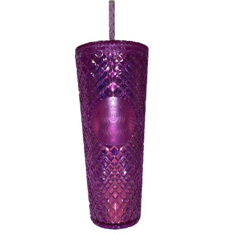 Starbucks Jeweled Purple Taffy 2023 Valentine's Day Tumbler Venti 24