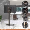 Hemudu Universal TV Stand Monitor with Mount 100 Degree Swivel
