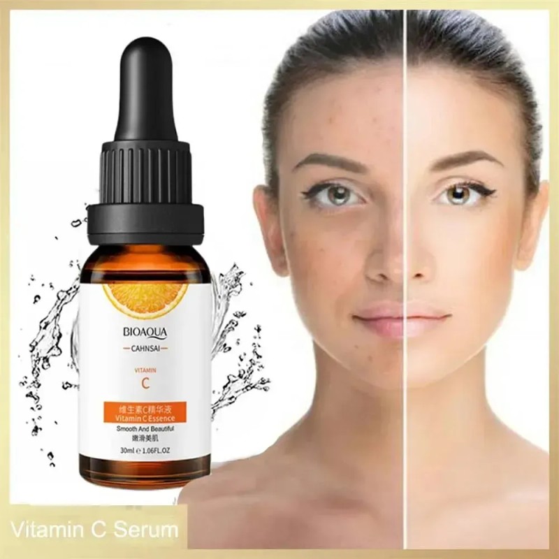 Sérum Bioaqua Con Vitamina C Que Aclara E Hidrata Las