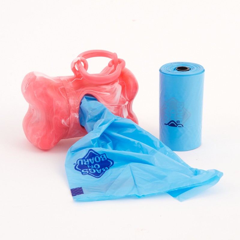 Bags on Board Dog Poo Pick-Up Bone Dispenser and Refill