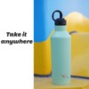 Insulated Water Bottle with Straw,17 OZ Double Wall Vacuum Stainless